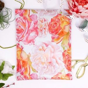 🌸20 watercolor floral Poly Mailer - 10 x 13 inch
